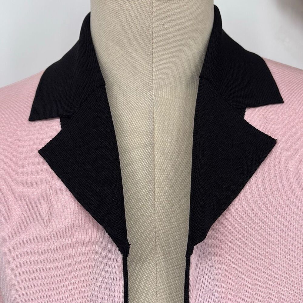 Exclusively Misook Open Front Collared Side Slit … - image 6